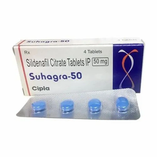 Suhagra 50 mg Tablet (Pack Of 10 Strips)