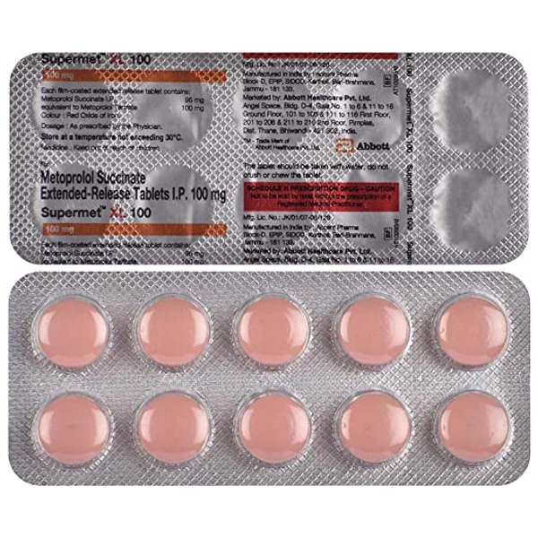 SUPERMET XL 100MG TAB 1*10