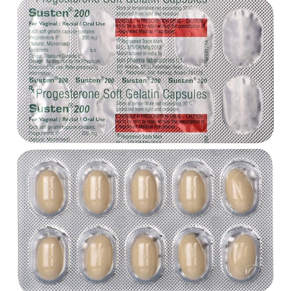 SUSTEN 200MG 1*10