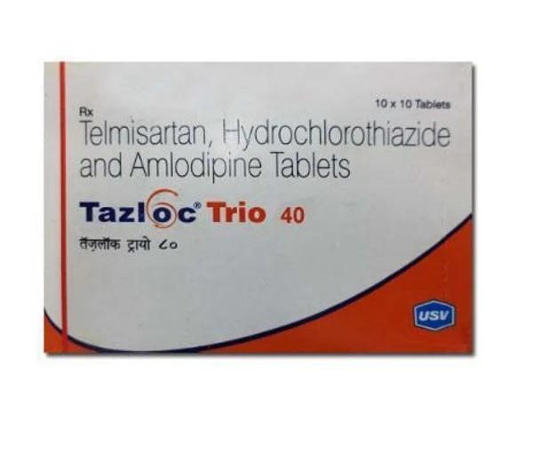 TAZLOC TRIO 40MG 1*10 1*10