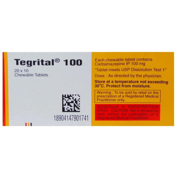 TEGRITAL 100MG TAB 1*10