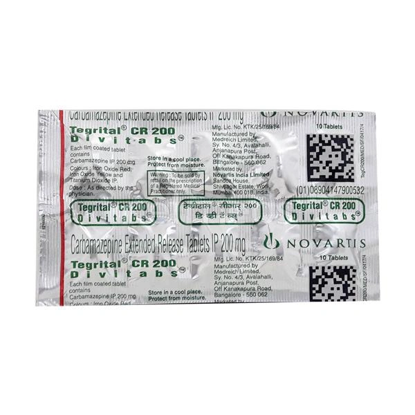 TEGRITAL CR 200MG TAB 1*10