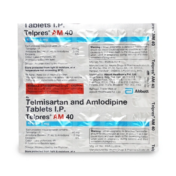 TELPRES AM 40MG TAB 1*15