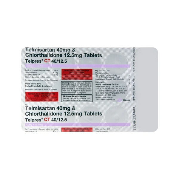 TELPRES CT 40/12.5MG 1*15