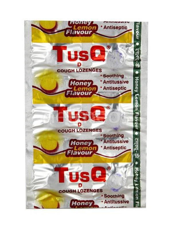 TUSQ-D COUGH LOZ(H/L) 1*6