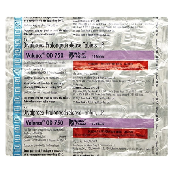 VALANCE OD750MG 1*15