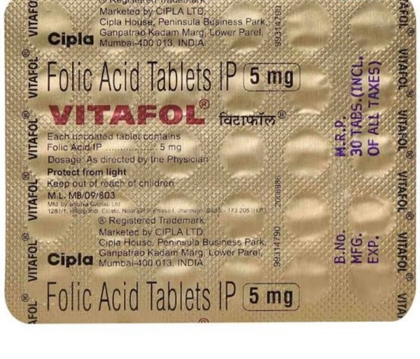 VITAFOL 5MG TABLET 30's