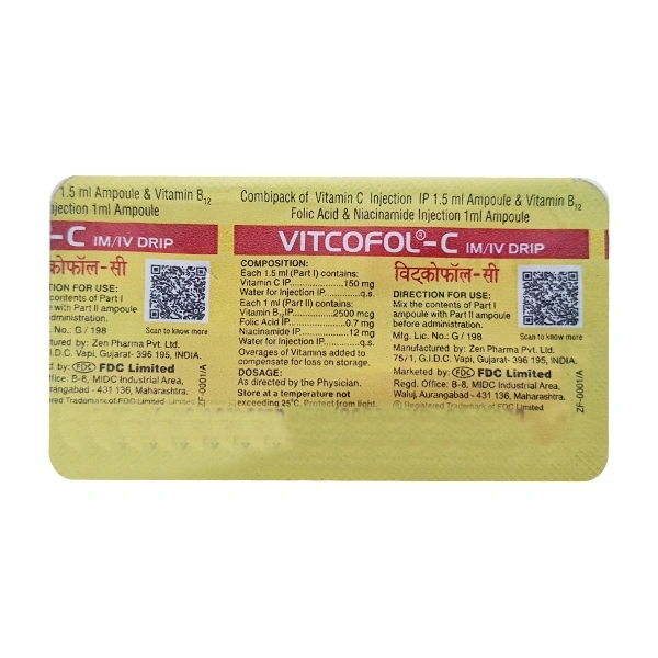 VITCOFOL C INJ 1