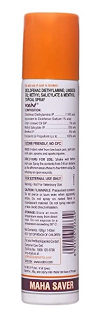 VOLINI SPRAY 100GM