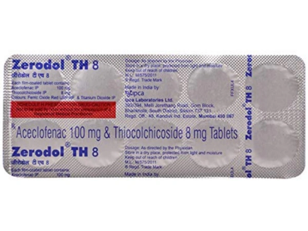 ZERODOL TH 8mg Tablet 10's