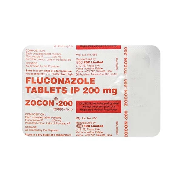 ZOCON 200MG TAB 1*2