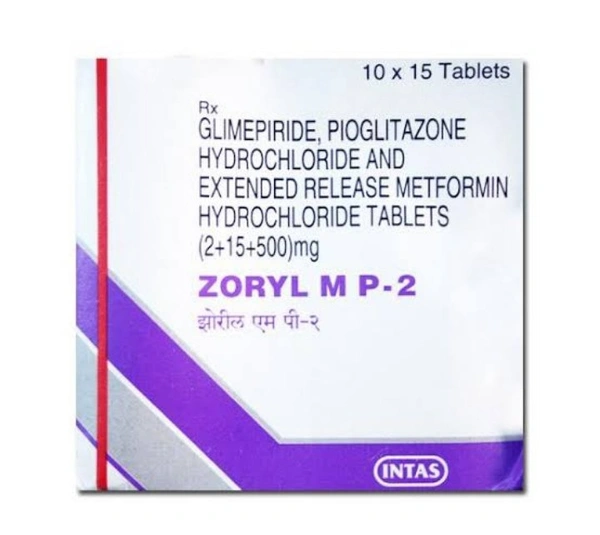 ZORYL MP 2 TABLETS 1*15