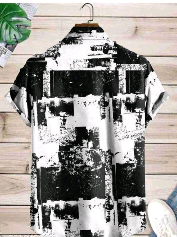 Imported Combo Of 4 Imported Rayon Digital Print Shirt Half Sleeves - M