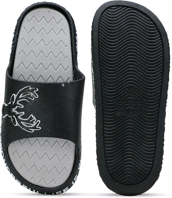 Life Is Wonderful Slides With Synthetic Material For Comfort  - 8