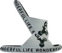 Life Is Wonderful Slides With Synthetic Material For Comfort  - 8