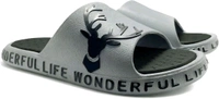Life Is Wonderful Slides With Synthetic Material For Comfort  - 9