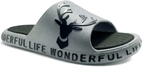 Life Is Wonderful Slides With Synthetic Material For Comfort  - 9