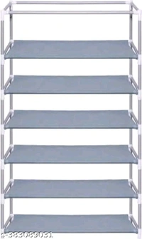 6 Layer Gray Colour Almari  - Gray