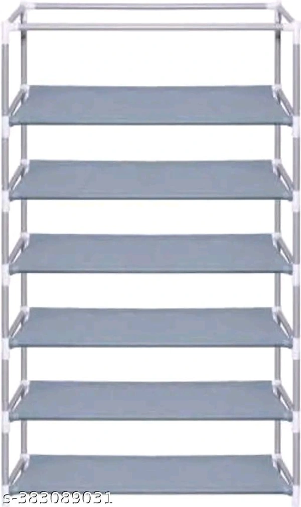 6 Layer Gray Colour Almari  - Gray