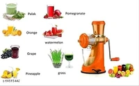 Hand Juicer for Fruits and Vegetables with Steel Handle Vacuum Locking System