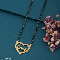 Set of 3 Fancy Traditional Latest Mangalsutra Design For Women