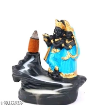 Handcraft RADHA ,and KRISHAN Blue Murti smoke backflow