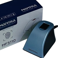 Mantra L1 Device | MFS110 L1 USB Fingerprint Scanner  - Metallic Blue