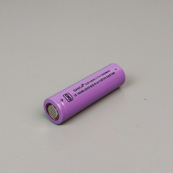18650 3.7v Lithium Ion Battery 1200MAH 1C