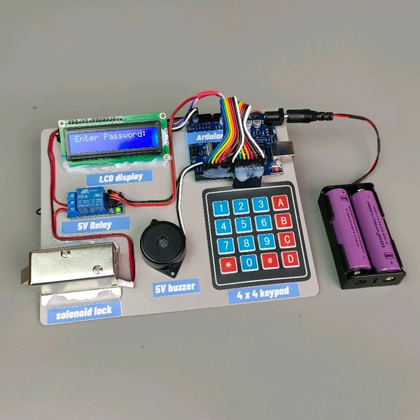 Password Door Lock  - Assembled And Programmed