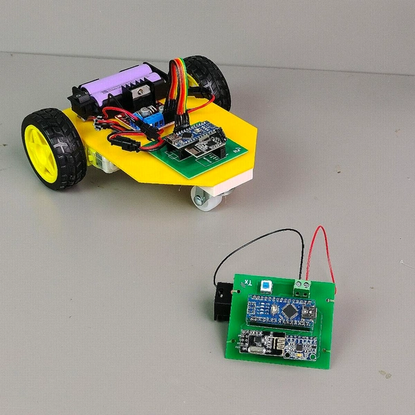 Hand Gesture Controlled Car