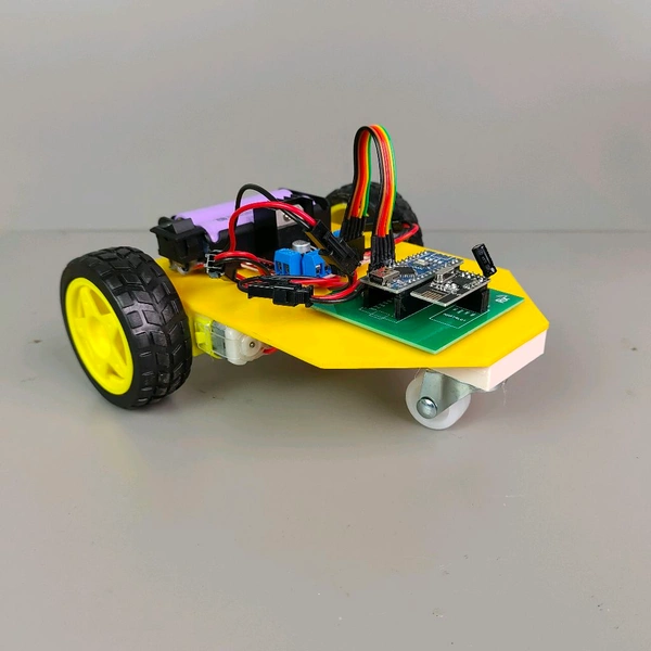 Hand Gesture Controlled Car - Assembled And Programmed