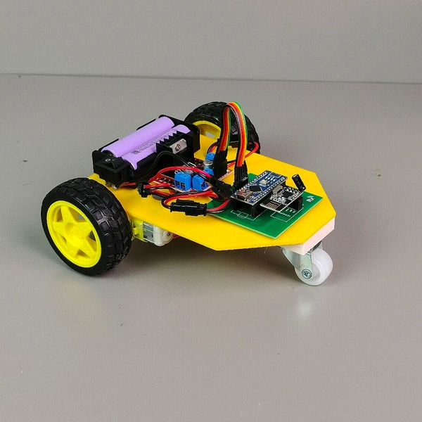 Hand Gesture Controlled Car - Assembled And Programmed