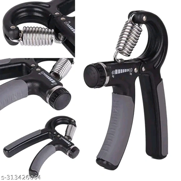 Hand Grip Strength Trainer Strengthener Adjustable Resistance 10 to 60 kg Hand Grip/Fitness GripName:  Hand Grip Strength Trainer Strengthener Adjustable Resistance 10 to 60 kg Hand Grip/Fitness GripNet Quantity (N): 1Adjustable resistance levels: With a range of 10kg to 60kg
