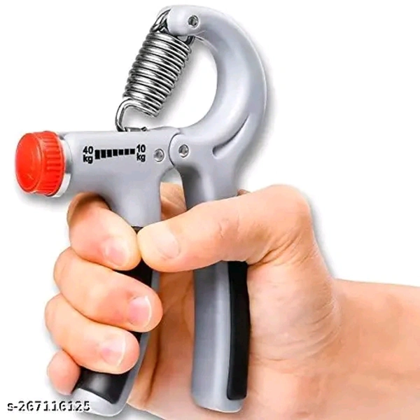 Hand Grip Strength Trainer Strengthener Adjustable Resistance 10 to 60 kg Hand Grip/Fitness GripName:  Hand Grip Strength Trainer Strengthener Adjustable Resistance 10 to 60 kg Hand Grip/Fitness GripNet Quantity (N): 1Adjustable resistance levels: With a range of 10kg to 60kg