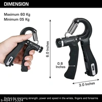 table Calculator Resistance 10 to 60 kg Hand Grip/Fitness