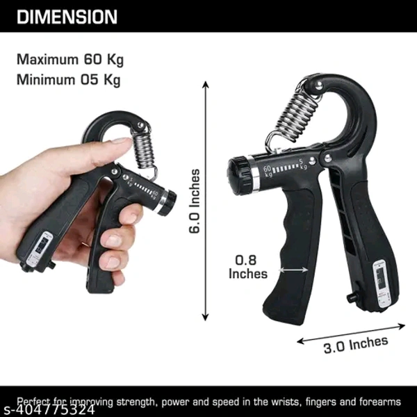 table Calculator Resistance 10 to 60 kg Hand Grip/Fitness