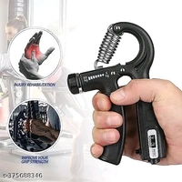Hand Grip Strength Trainer Strengthener Adjustable Resistance 10 to 60 kg Hand Grip/Fitness GripName:  Hand Grip Strength Trainer Strengthener Adjustable Resistance 10 to 60 kg Hand Grip/Fitness GripNet Quantity (N): 1Adjustable resistance levels: With a range of 10kg to 60kg