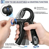 Hand Grip Strength Trainer Strengthener Adjustable Resistance 10 to 60 kg Hand Grip/Fitness GripName:  Hand Grip Strength Trainer Strengthener Adjustable Resistance 10 to 60 kg Hand Grip/Fitness GripNet Quantity (N): 1Adjustable resistance levels: With a range of 10kg to 60kg