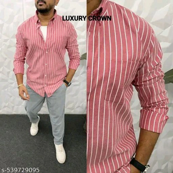 Men's Striped Shirt - M