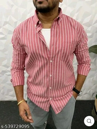 Men's Striped Shirt - M