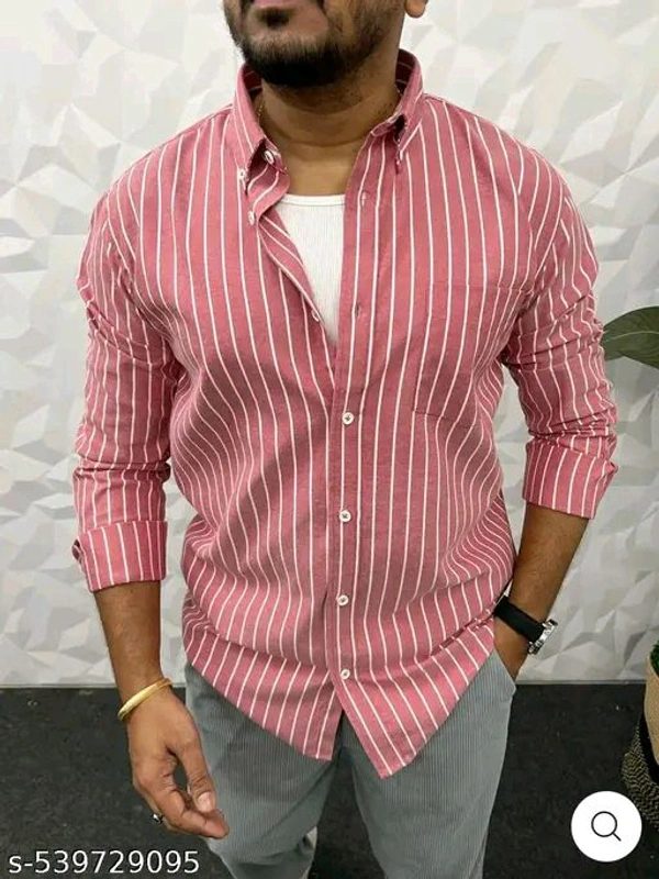 Men's Striped Shirt - M
