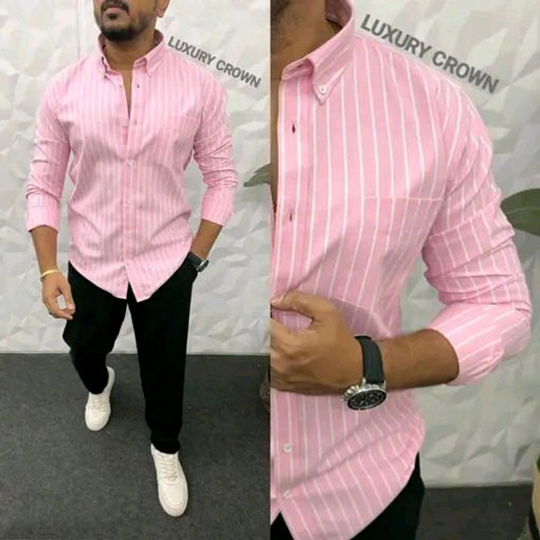 Men's Striped Shirts - S