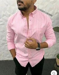 Men's Striped Shirts - XL