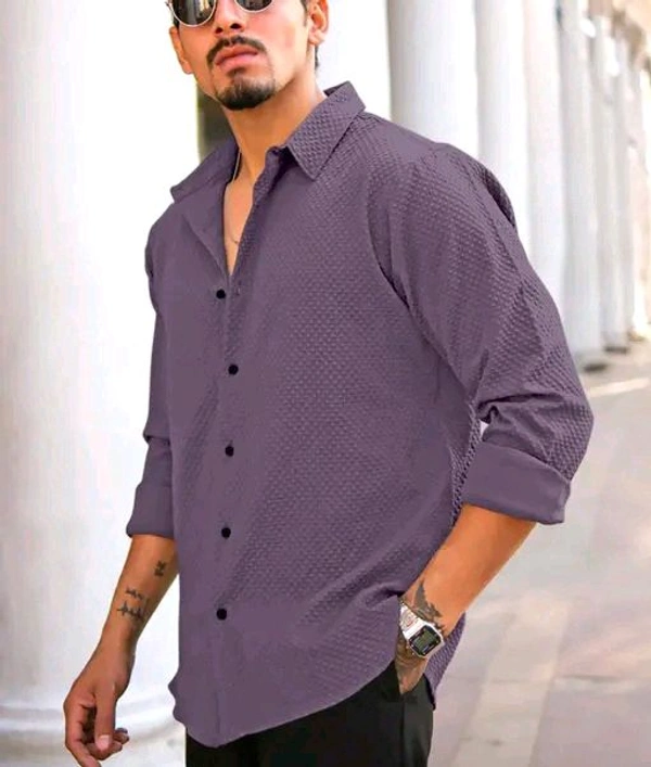 Pretty Fashionable Men Popcorn Shirts - S