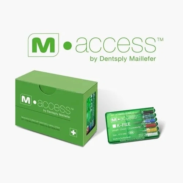 Dentsply M-Access K-Files 21mm (Hand Operated Files) - Dentsply M-Access K-File 21mm # 025