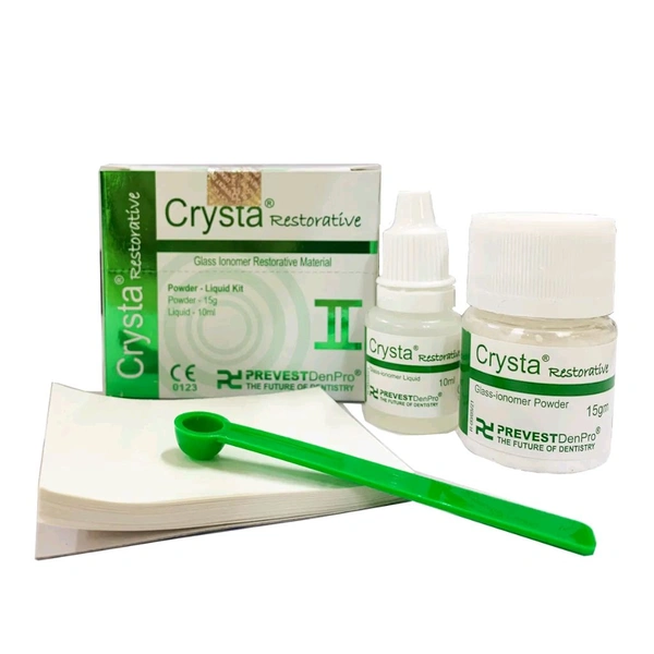Prevest Crysta Restorative II GICAesthetic Fine Particle Glass Ionomer Restorative Material