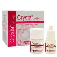 Prevest Denpro  Prevest Crysta GIC Luting ITranslucent fine Particle Glass Ionomer Luting Cement