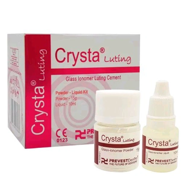 Prevest Denpro  Prevest Crysta GIC Luting ITranslucent fine Particle Glass Ionomer Luting Cement