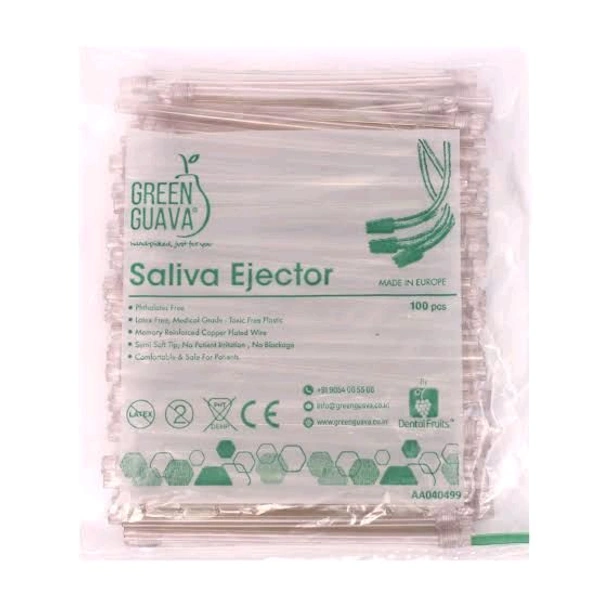 Green guava  Green Guava Saliva Ejector (Soft) 100 Piece 