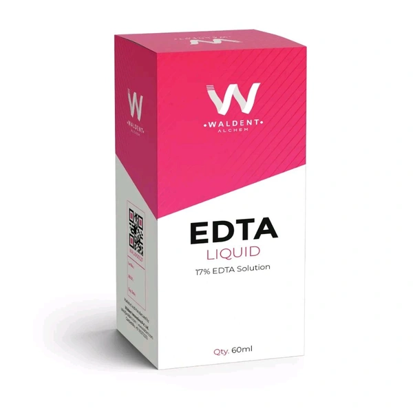 Walldent Waldent EDTA Liquid Solution17% EDTA Solution for Smear layer Removal - 1 x 60ml Liquid
1 x Manual